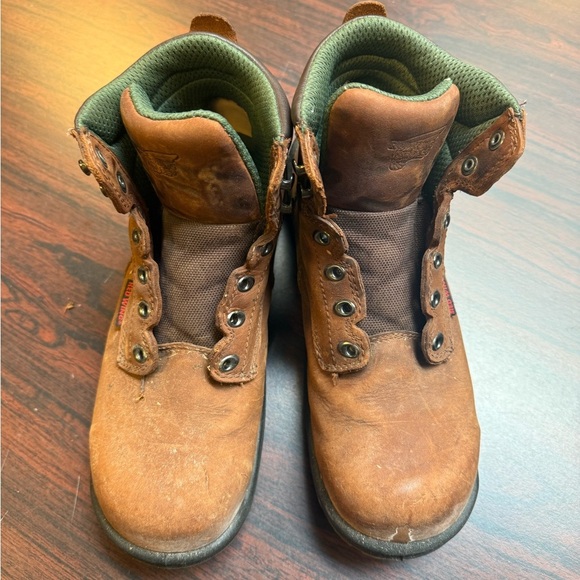 Red Wing Shoes 2235 Men’s Brown Boots Size 9.5 NO LACES - Picture 7 of 11
